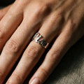 Anello con Nome Regolabile - Argento