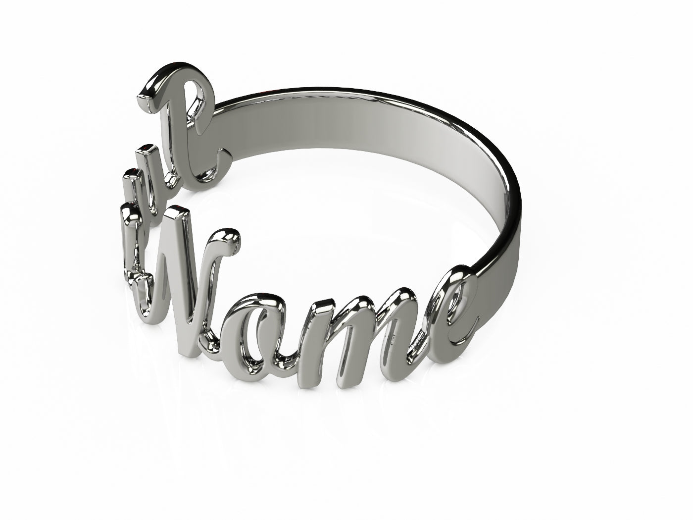 Anello con Nome Taglia Unica