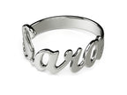 Anello con Nome Personalizzato Piccolo in Argento 925 - Nomissimo