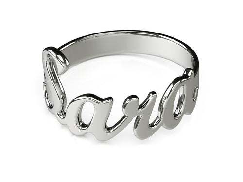 Anello Nome Piccolo - Argento