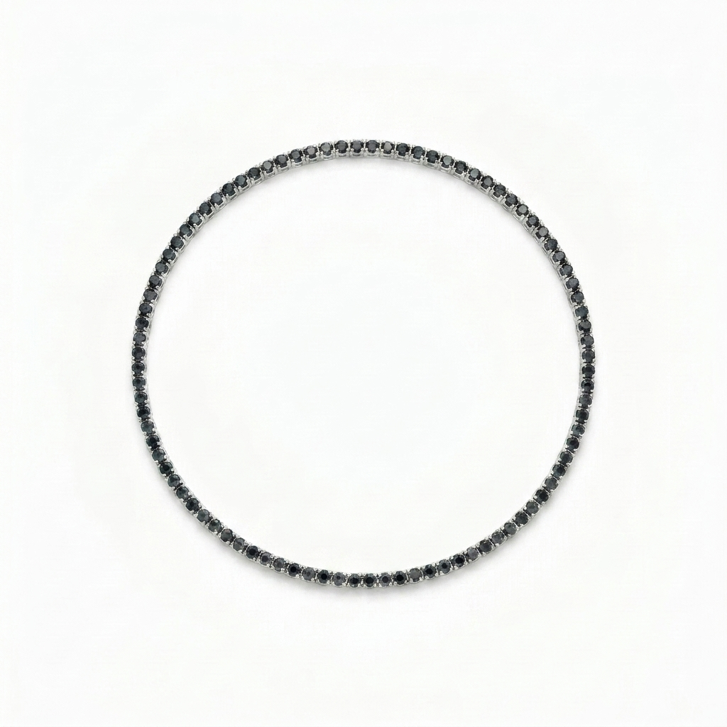 Bracciale Saldato Tennis Nero - Nomissimo