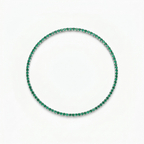 Bracciale Saldato Tennis Verde - Nomissimo