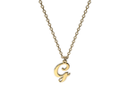 Collana Iniziale Corsivo - Argento