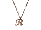 Collana Iniziale Corsivo - Argento