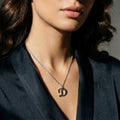 Collana Iniziale Corsivo - Argento